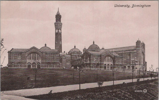 Warwickshire Postcard: University, Birmingham. Old Joe Clock Tower XT1838