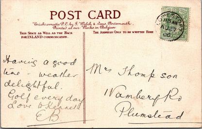 Suffolk Postcard: The Sparrows Nest, Lowestoft. Thatched House Gardens XT1843