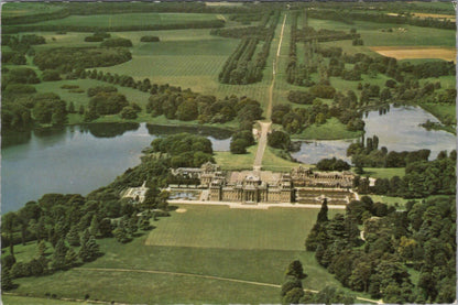 Oxfordshire Postcard: Aerial View Blenheim Palace Looking North XT1900