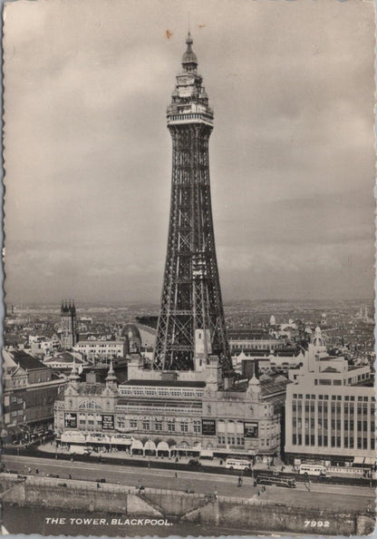 Lancashire Postcard: Blackpool, The Tower Aero Pictorial Aerial Photo XT2447