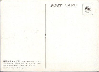 Japan Postcard - Kirifuri Highland, Kisuge Level  RR23317