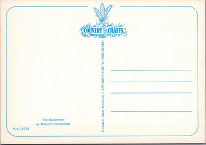 Occupations Postcard -Country Crafts, The Blacksmith, Malcolm Greensmith RR23320