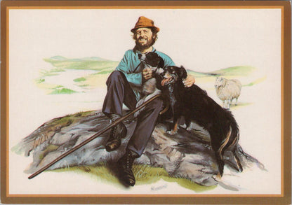 Occupations Postcard - Country Crafts, The Shepherd, Malcolm Greensmith RR23326