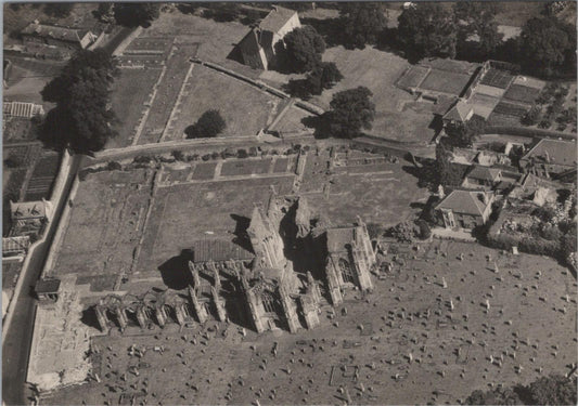 Scotland Postcard - Aerial View of Melrose Abbey, Roxburghshire RR23343