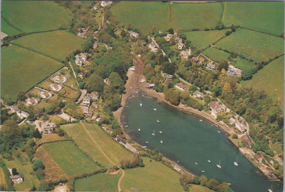Cornwall Postcard - Aerial View of Pill Creek, Feock    RR23352