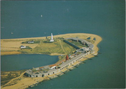 Hampshire Postcard - Aerial View of Hurst Castle  RR23357