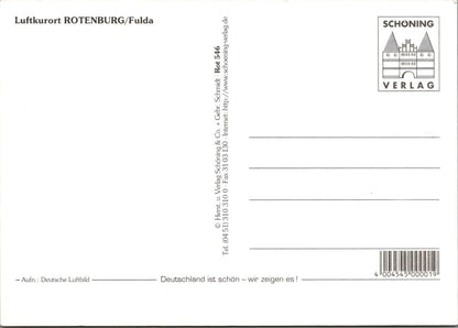 Germany Postcard - Aerial View of Rotenburg an der Fulda   RR23384