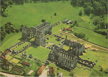 Load image into Gallery viewer, Yorkshire Postcard - Aerial View of Rievaulx Abbey   RR23390
