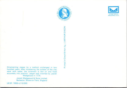 Occupations Postcard - Ornamenting Jasper, Josiah Wedgwood & Sons  RR23400