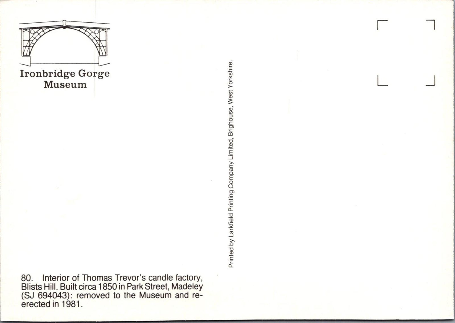 Occupations Postcard - Interior of Thomas Trevor's Candle Factory RR23403