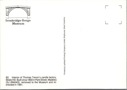 Occupations Postcard - Interior of Thomas Trevor's Candle Factory RR23403