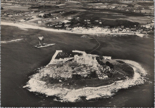 Cornwall Postcard - Aerial View of St Michael's Mount   RR23412