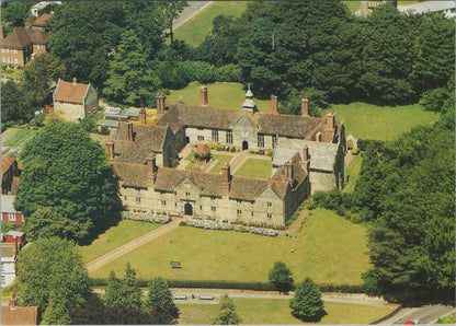 Sussex Postcard - Aerial View of Sackville College, East Grinstead  RR23418