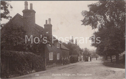 Nottinghamshire Postcard: Barton Village Near Nottingham MB1035