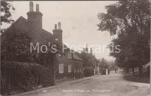 Nottinghamshire Postcard: Barton Village Near Nottingham MB1035