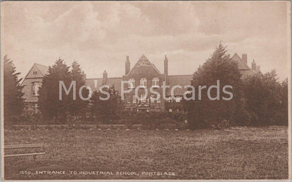 Sussex Postcard: Entrance to Portslade Industrial School Mile Oak Road DD357