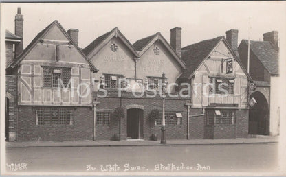 Warwickshire Postcard: The White Swan Hotel Stratford-on-Avon,Historic Inn DP256