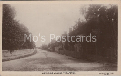 Northamptonshire Postcard: Aldwincle Village Near Thrapston, Cottages BH2134
