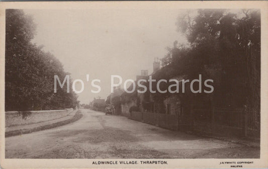 Northamptonshire Postcard: Aldwincle Village Near Thrapston, Cottages BH2134