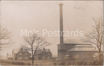 Staffordshire Postcard: Fradley Water Pumping Station Factory Chimney BH3191