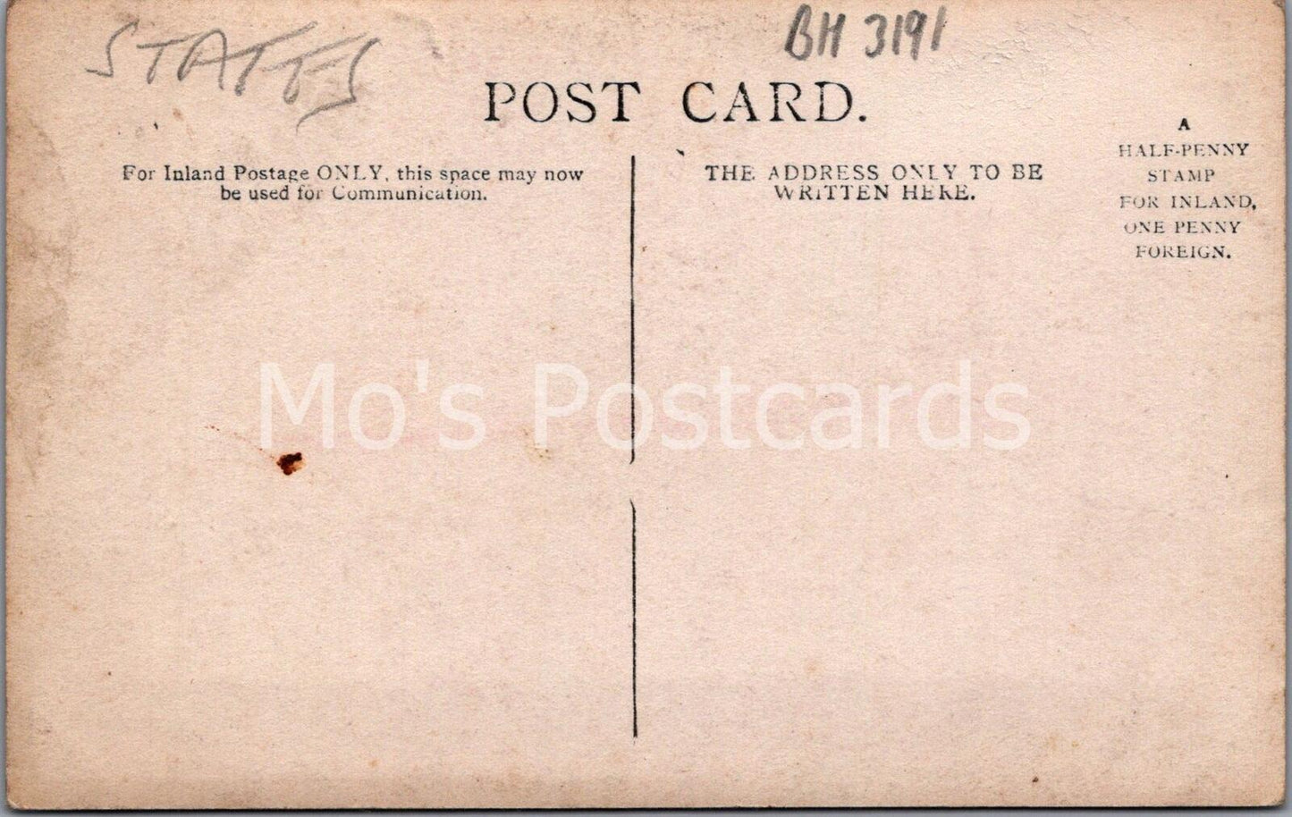 Staffordshire Postcard: Fradley Water Pumping Station Factory Chimney BH3191