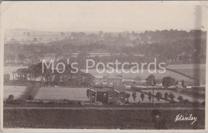 Stanley View County Durham Postcard 1913 Waller’s Vintage Co Durham RPPC -BH5944