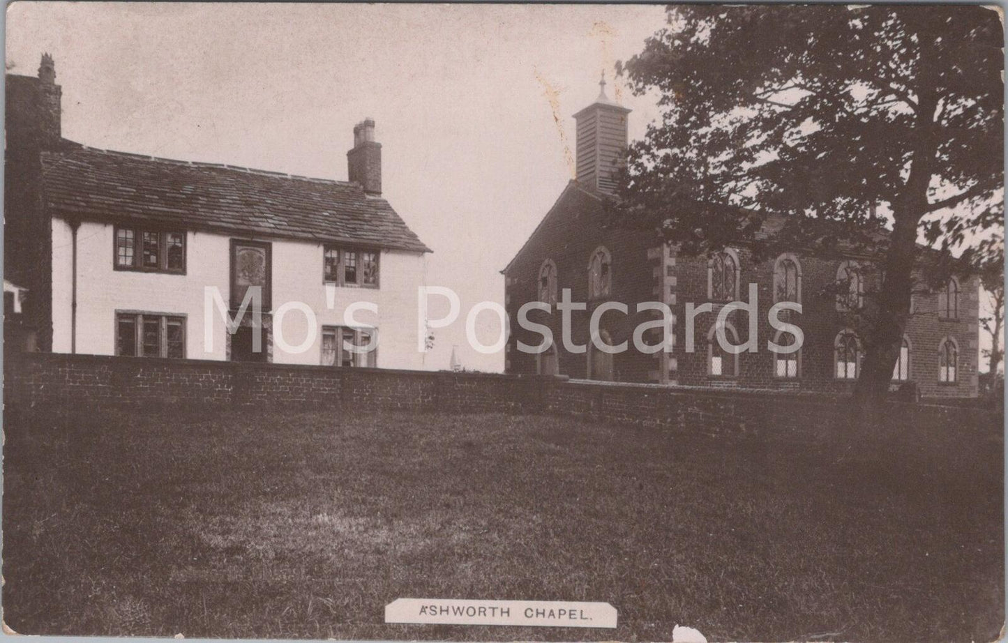 Ashworth Chapel Rochdale Lancashire Postcard Castle Series Vintage View BR169