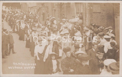 RC Pilgrimage Hastings East Sussex Postcard Vintage RPPC Social History BR630