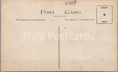 London Postcard Great Storm Mitcham Road Tooting 1914 Vintage RPPC Flood C669