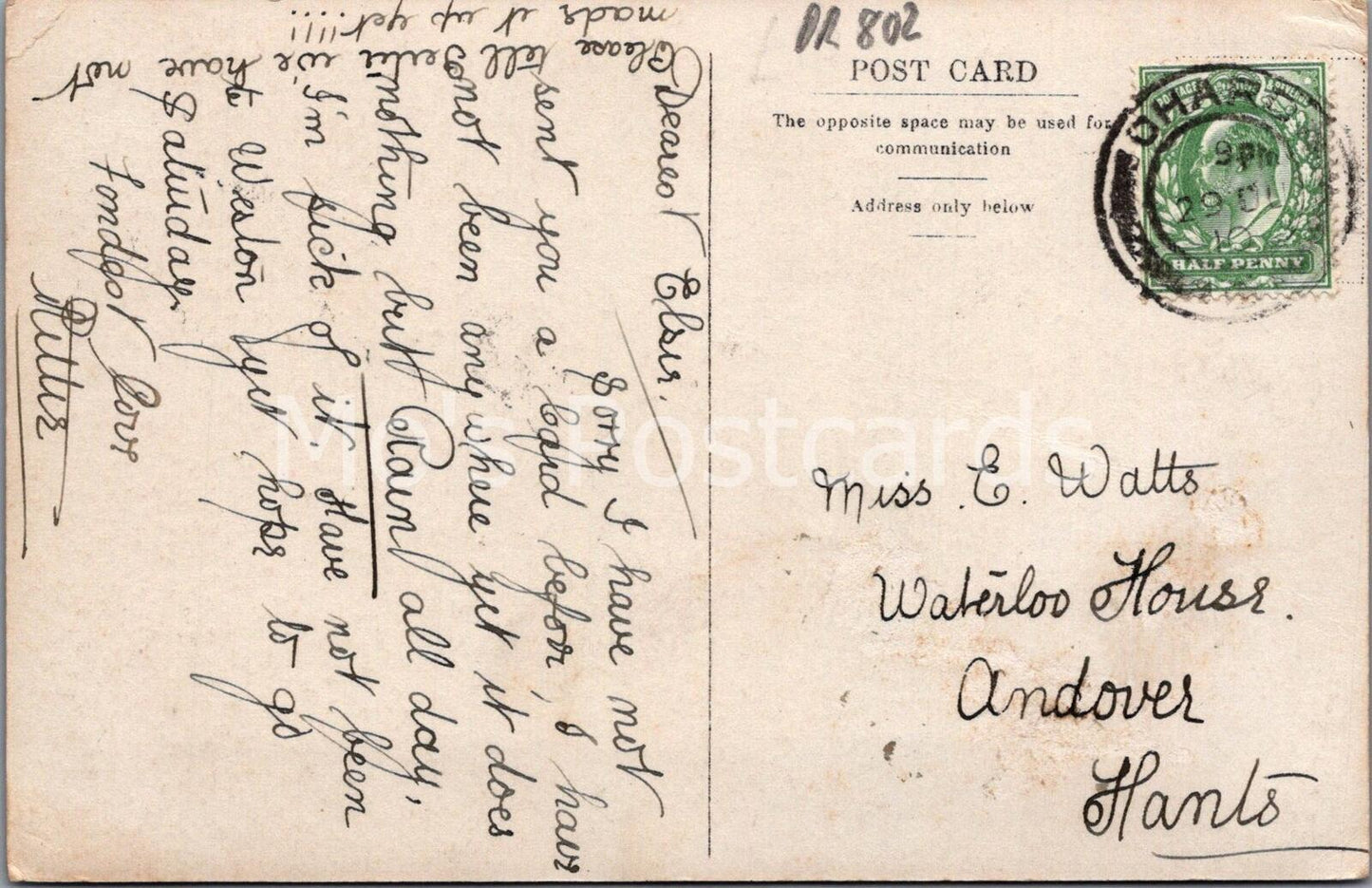 Wadeford Village Chard Somerset Rural Vintage Scene Postcard DR802