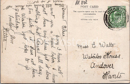 Wadeford Village Chard Somerset Rural Vintage Scene Postcard DR802