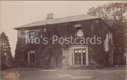 Walkeringham Vicarage Nottinghamshire Vintage Real Photo RPPC Postcard DR806