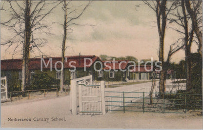 Netheravon Cavalry School Wiltshire Military Barracks Vintage Postcard EE540