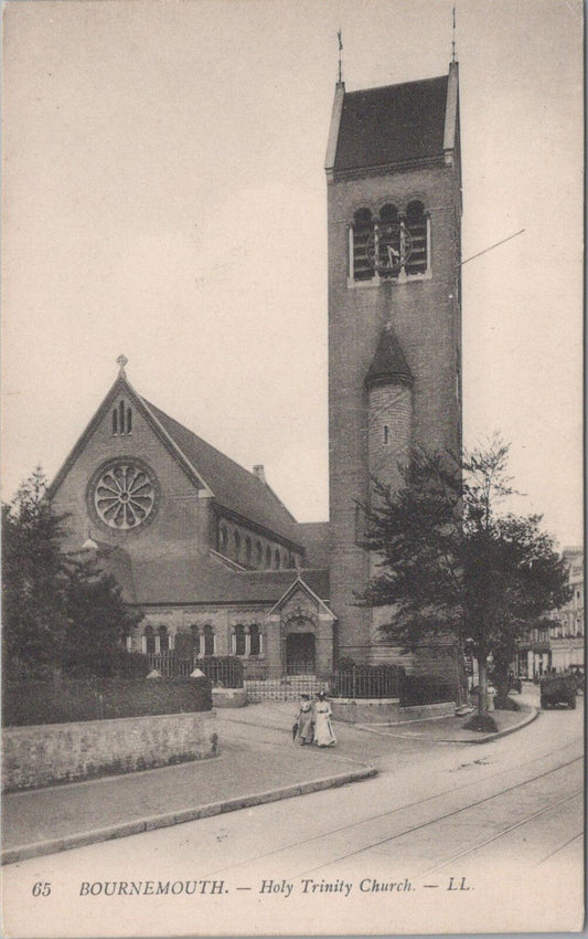 Dorset Postcard: Bournemouth Holy Trinity Church, LL No 65  XT2499
