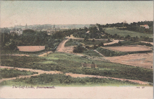 Dorset Postcard: Bournemouth The Golf Links Meyrick Park 1904 JWS 93 XT2502