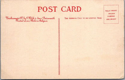 Dorset Postcard: Bournemouth Over Cliff Drive Suspension Bridge 1900s XT2503