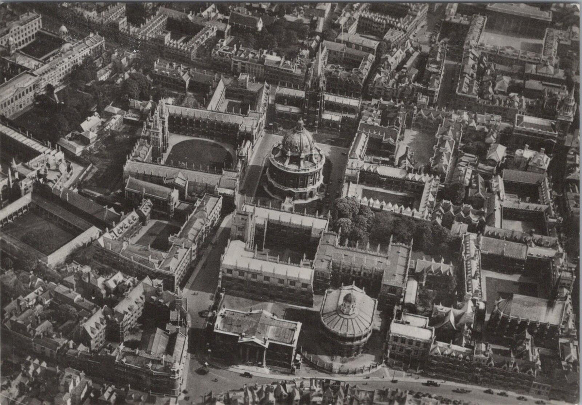 Oxfordshire Postcard: Oxford University Buildings Aerial View XT3204