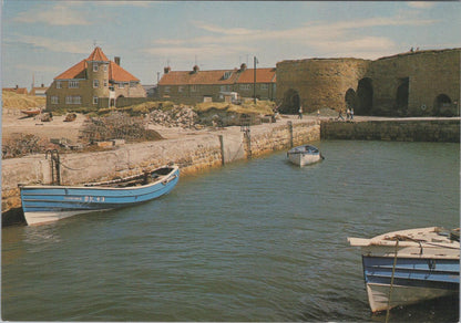 Northumberland Postcard: Beadnell Village Harbour Lime Kilns  XT3226