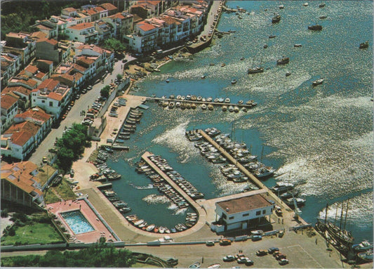 Spain Postcard: Port De La Selva Costa Brava Club Nautico Aerial View  XT3229