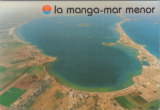 Spain Postcard: La Manga Mar Menor Murcia Aerial View  XT3249