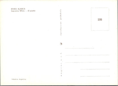 Argentina Postcard: Bahia Blanca Ingeniero White El Puerto 1970s Chrome XT3255