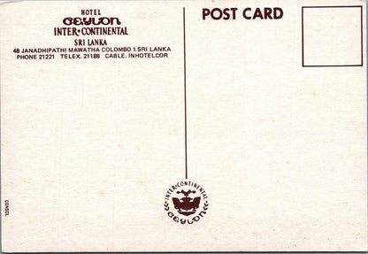 Sri Lanka Postcard: Colombo Fort Hotel Ceylon InterContinental   XT3260