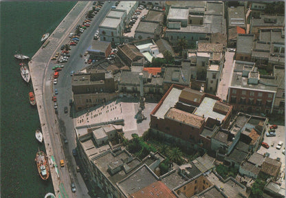 Italy Postcard: Brindisi Veduta Aerea Port Puglia Aerial View  XT3262