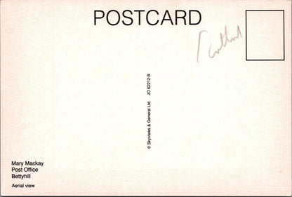 Sutherland Postcard: Bettyhill Mary Mackay Post Office Aerial View  XT3278