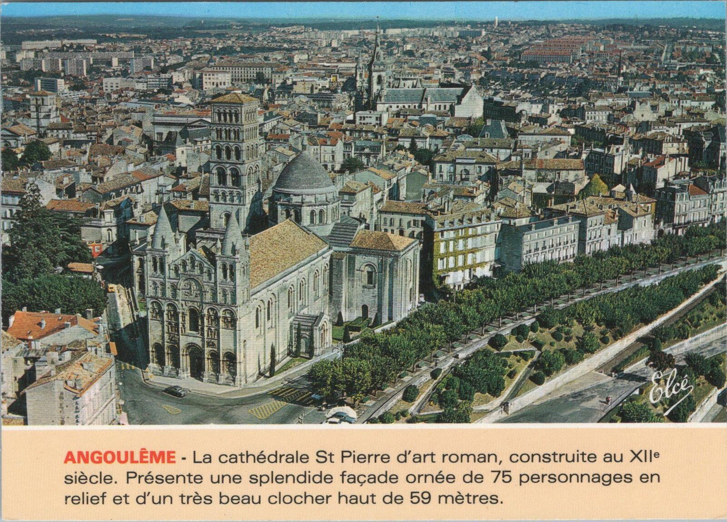 France Postcard: Angouleme Cathedrale Saint Pierre Charente  XT3283