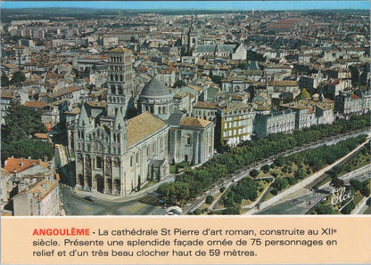 France Postcard: Angouleme Cathedrale Saint Pierre Charente  XT3283