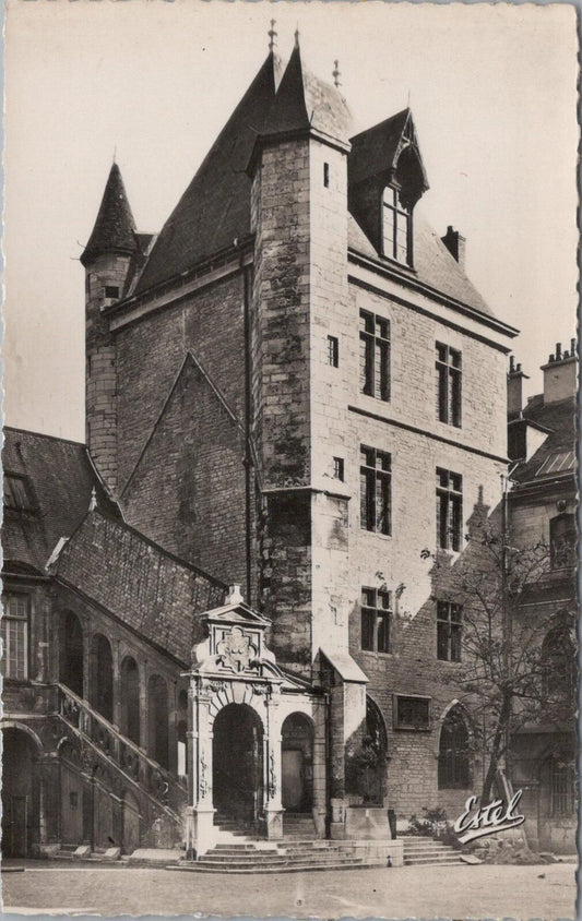 France Postcard: Dijon Palais Des Ducs Bourgogne Tour de Bar 1950s RPPC XT3098