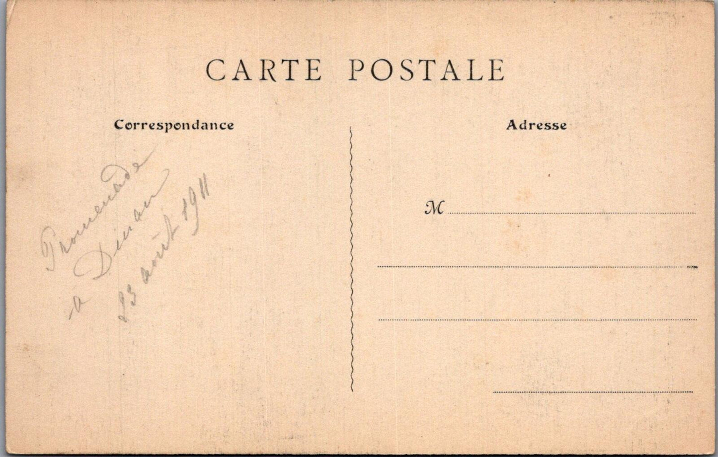 France Postcard: Dinan Rue du Jersual Street Architecture 1911 XT3102