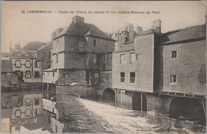France Postcard: Landerneau Maisons du Pont Rohan Elorn  XT3106