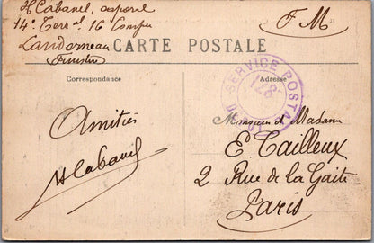 France Postcard: Landerneau Maisons du Pont Rohan Elorn  XT3106
